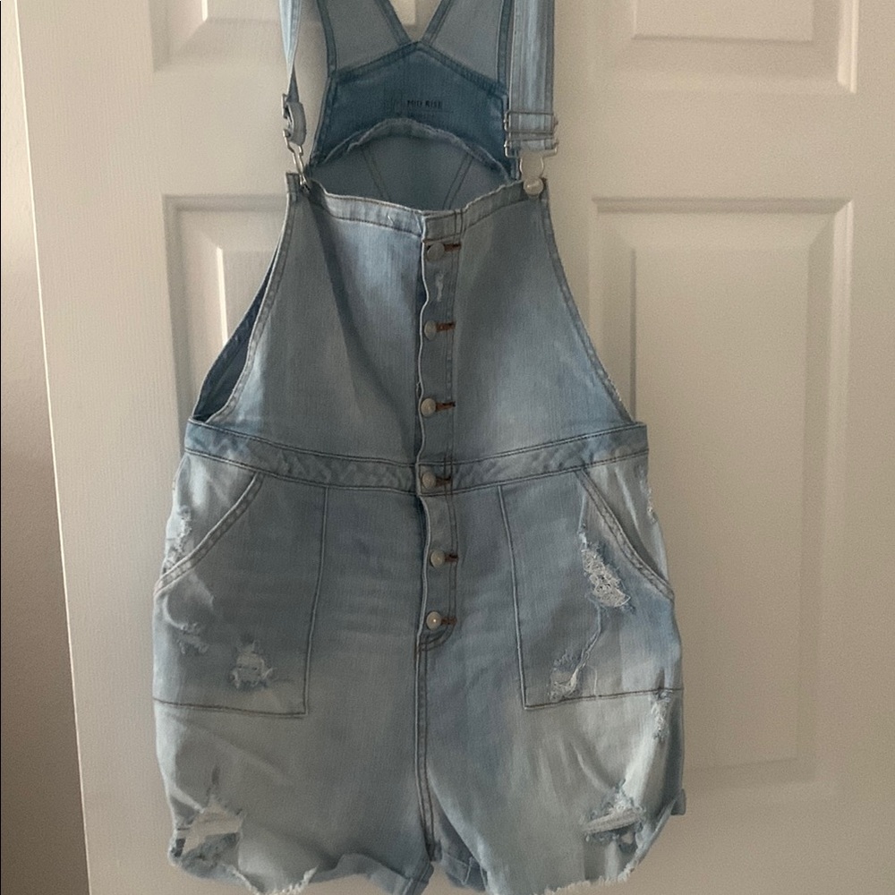 Light Blue Denim Overalls